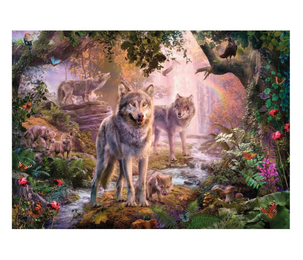 Ravensburger Zestaw Rodzina wilków latem + Villainous. Kapitan Hook - 1060024 - zdjęcie 3